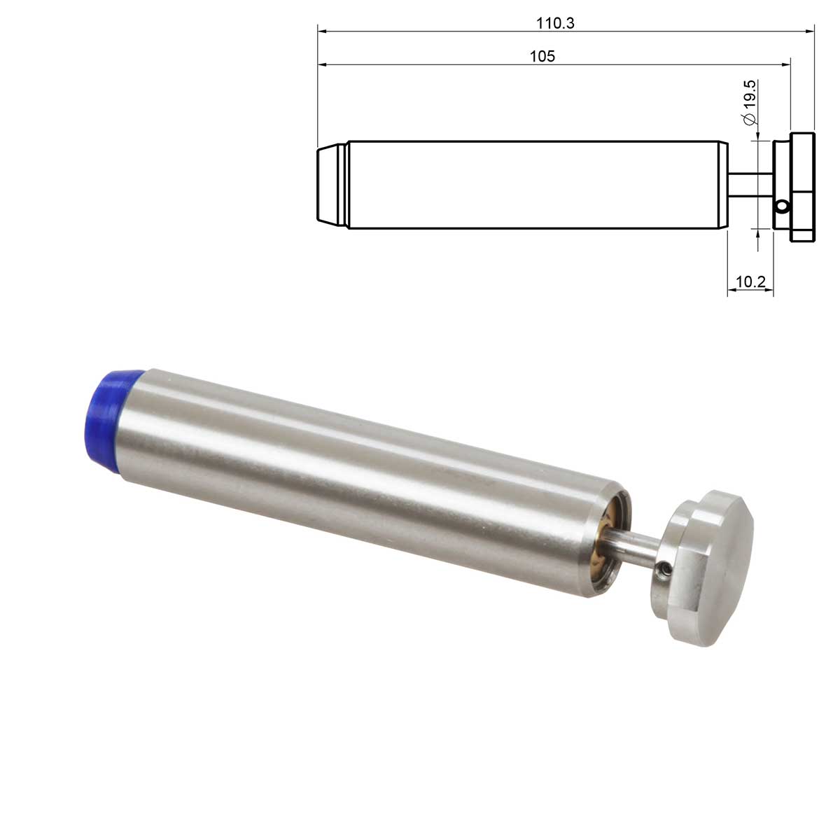 HYDRAULIC BUFFER 6.0oz L.110mm 15W BLUE