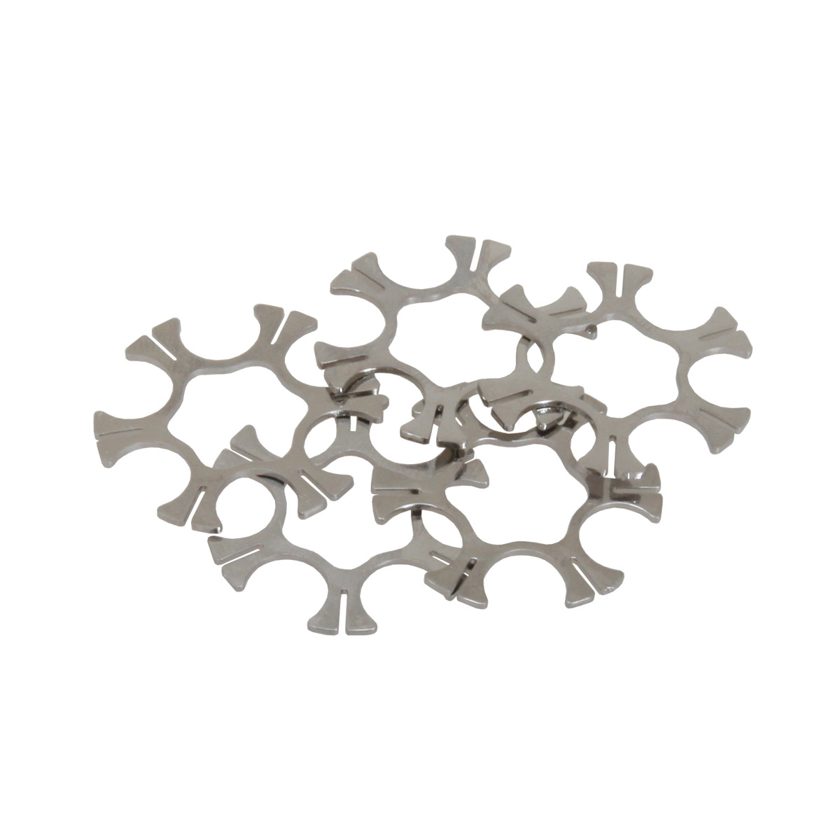 SET OF 5 CHROMED STEEL MOONCLIPS, CAL.9-40 RHINO