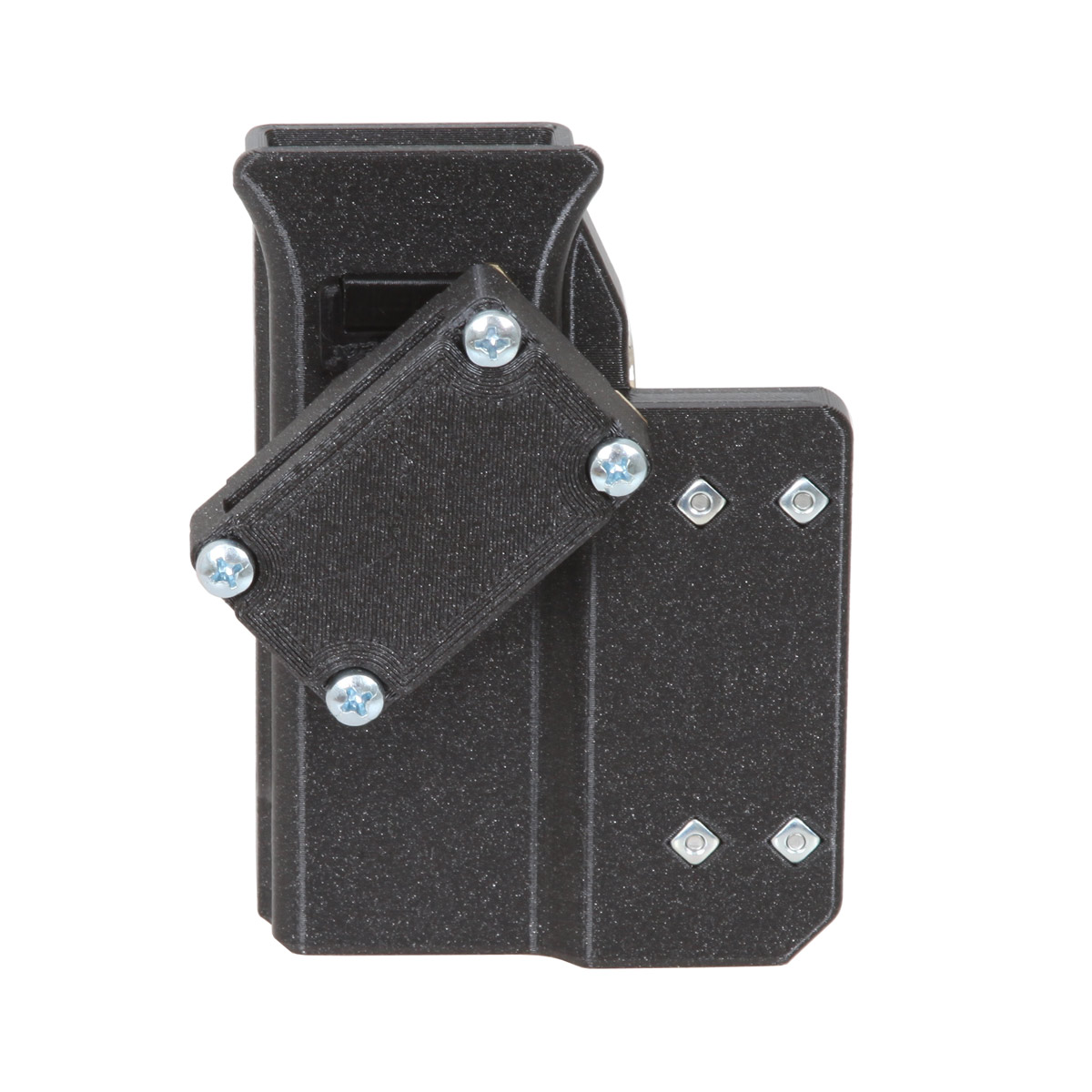 LONG MAGAZINE HOLDER BLACK WITH MAGNET, LEFT POS.